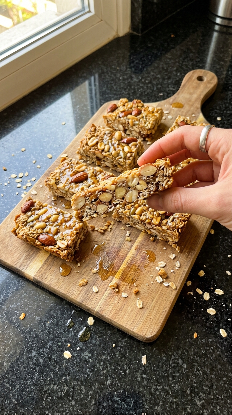 Nutty High Protein Snack Bars
