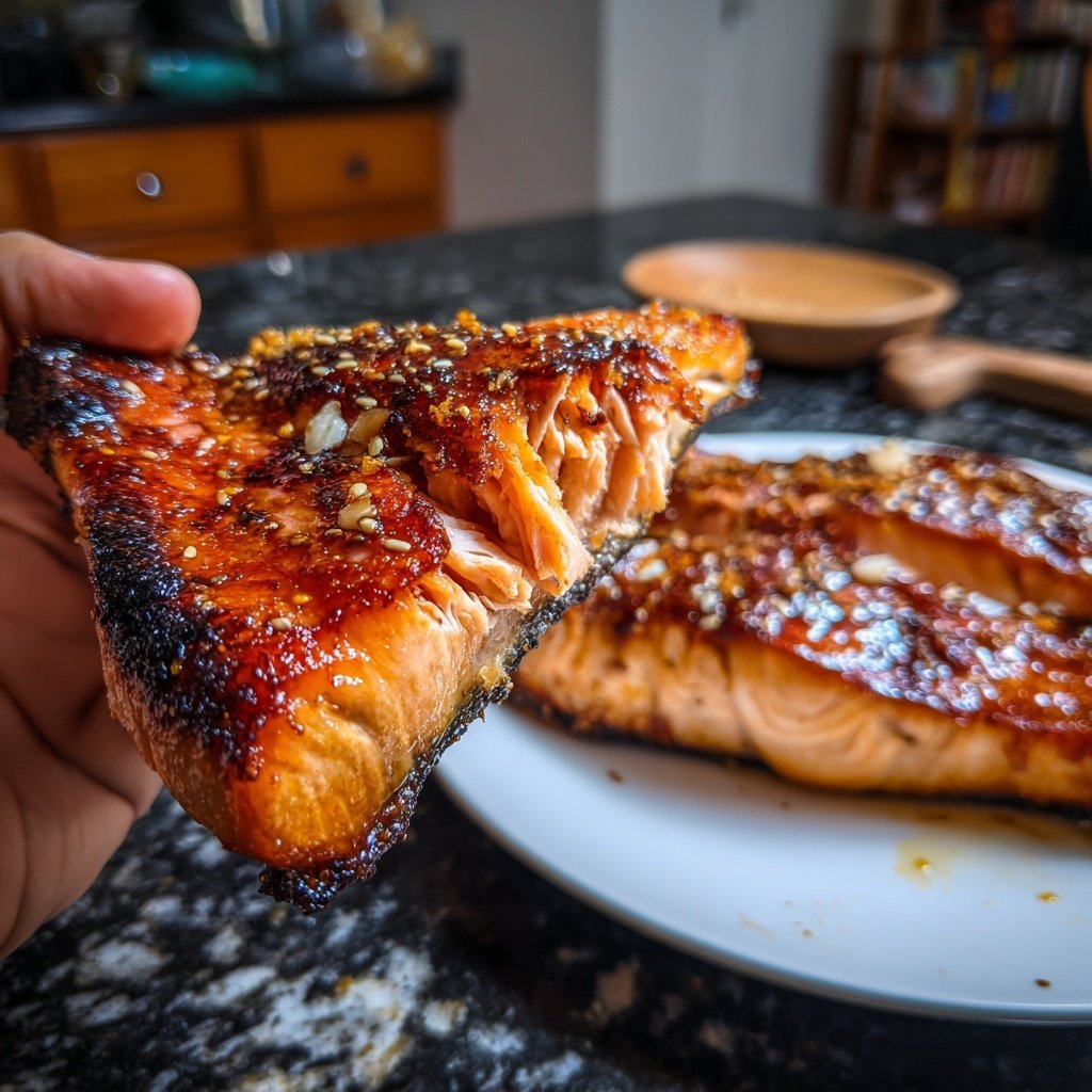 Yuzu Miso Glazed Salmon Filet