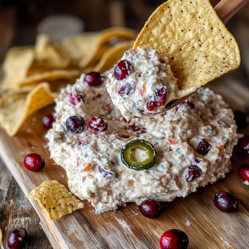 Quick Cranberry Jalapeno Dip
