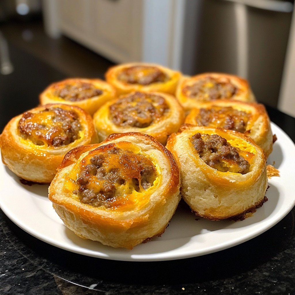 Quick & Delicious Sausage Egg Breakfast Rolls