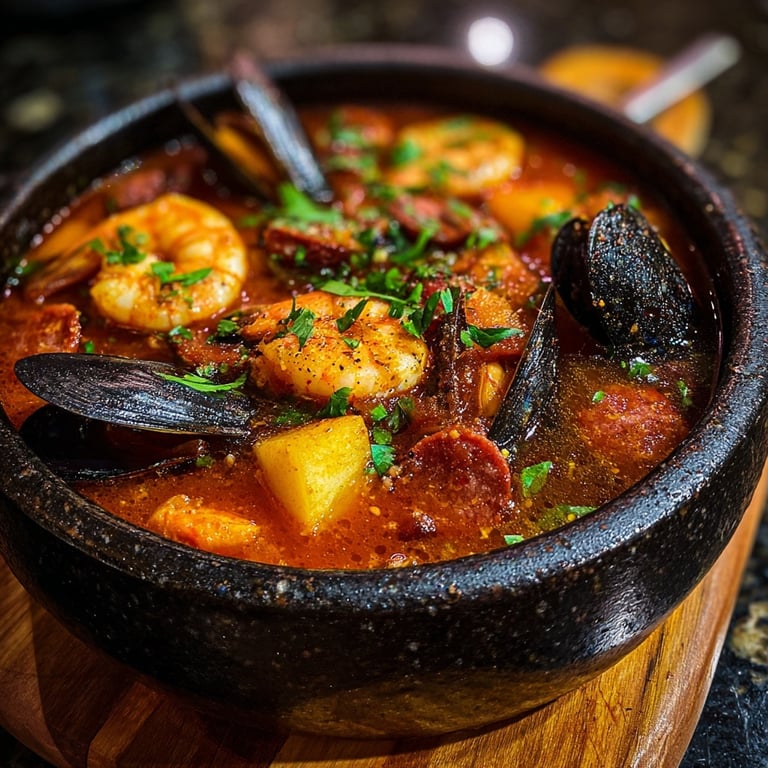 One-Pot Spicy Spanish Seafood Stew