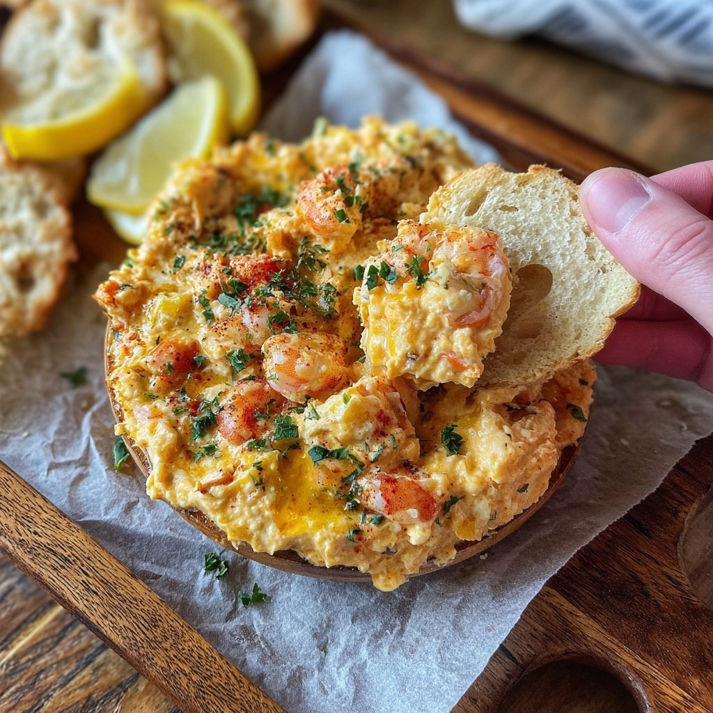 Tangy Citrus Crawfish Dip