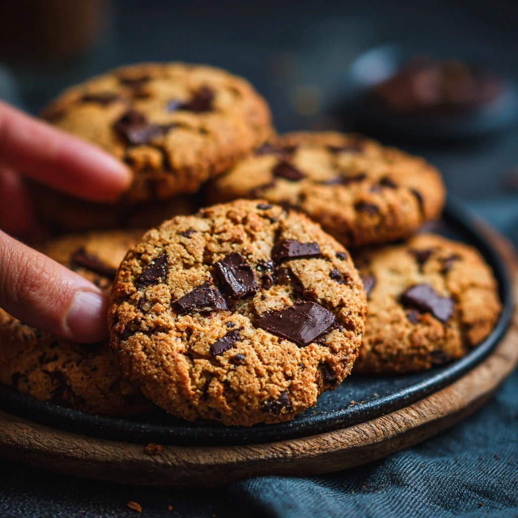 Chewy & Soft Vegan Chocolate Chip Cookies