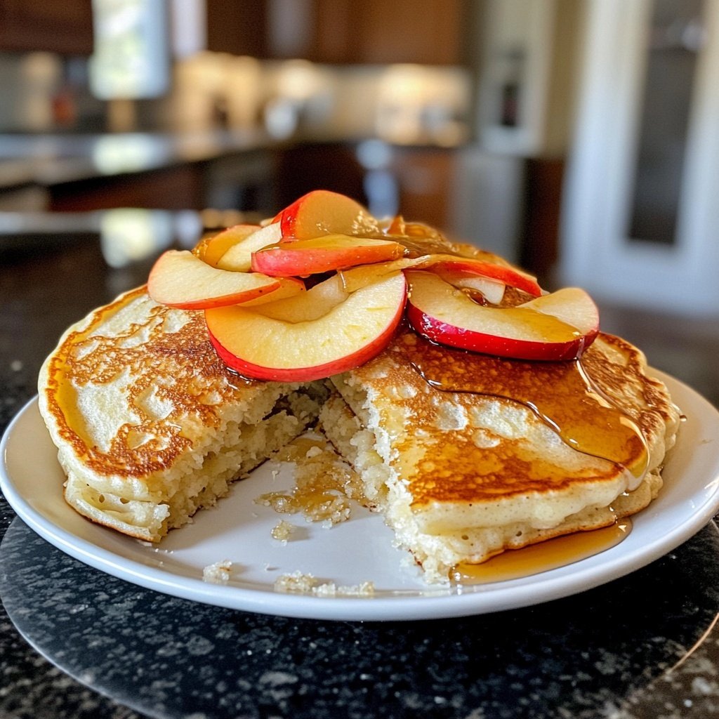 Apple Yogurt Pancakes