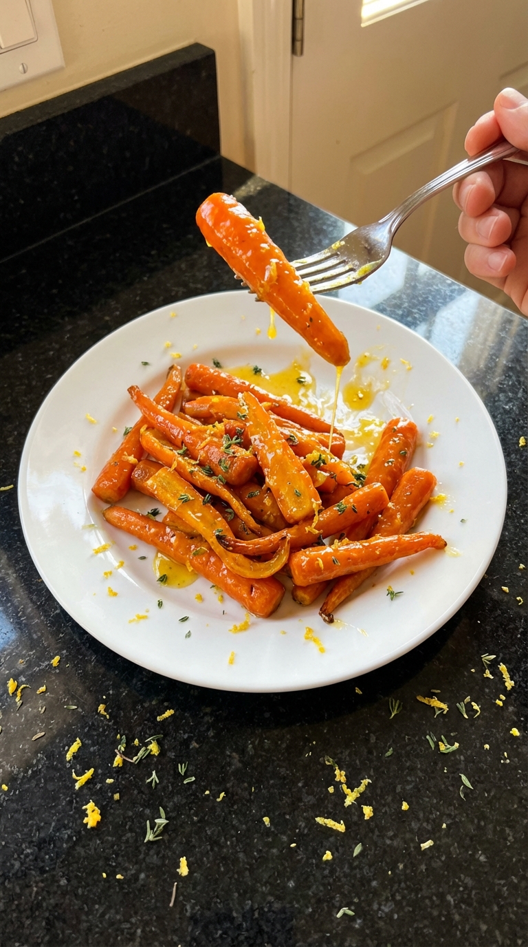 Limoncello Glazed Carrots
