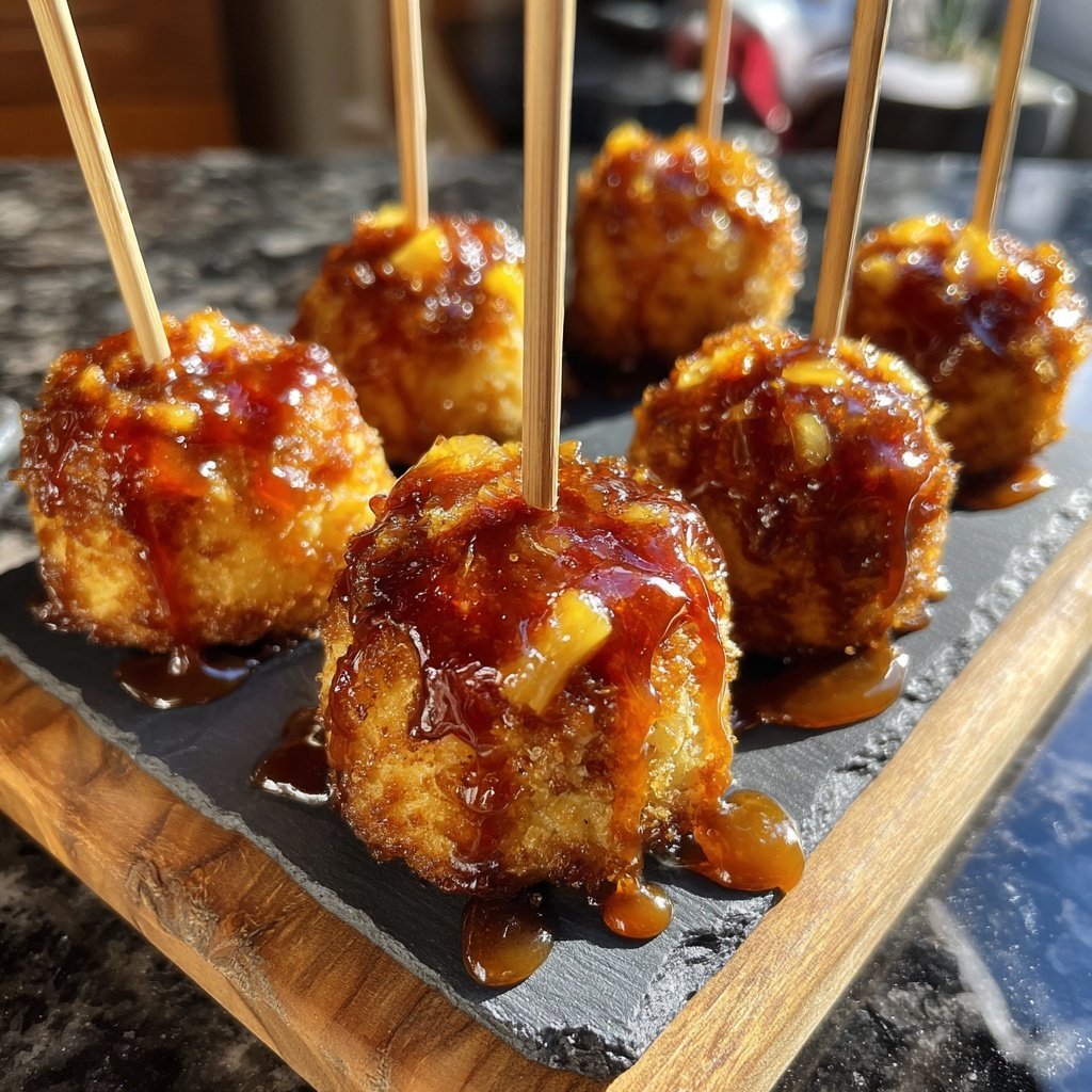 Pineapple Upside Down Cake Pops