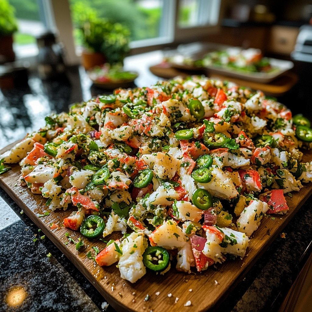 Spicy Crab Salad Tapas