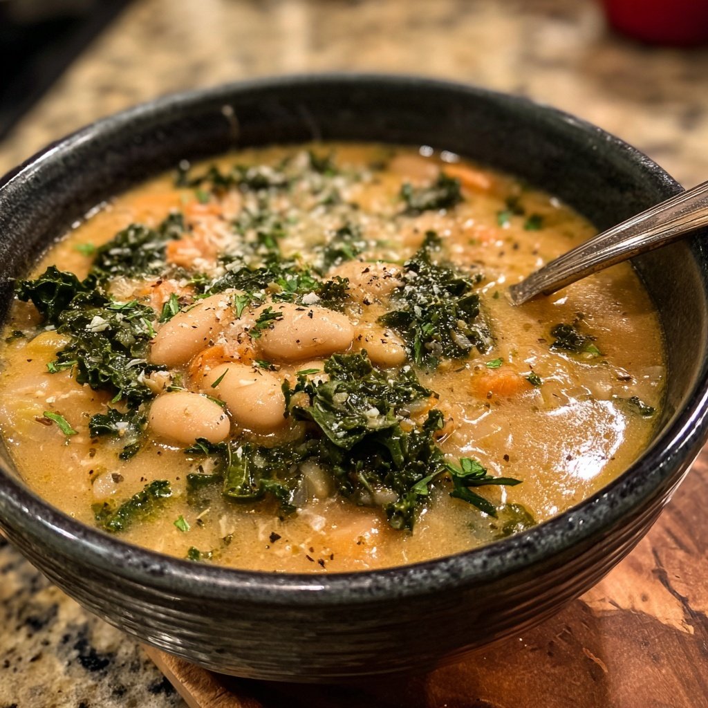 Tuscan White Bean and Kale Soup