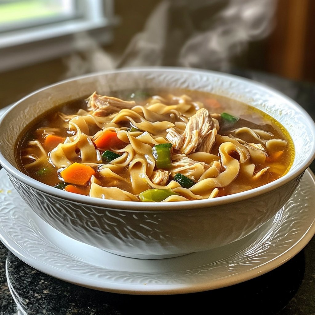 Chinese Chicken Noodle Soup