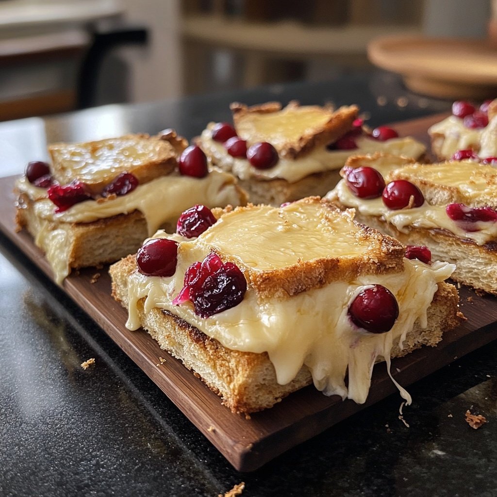 Cranberry Brie S'mores