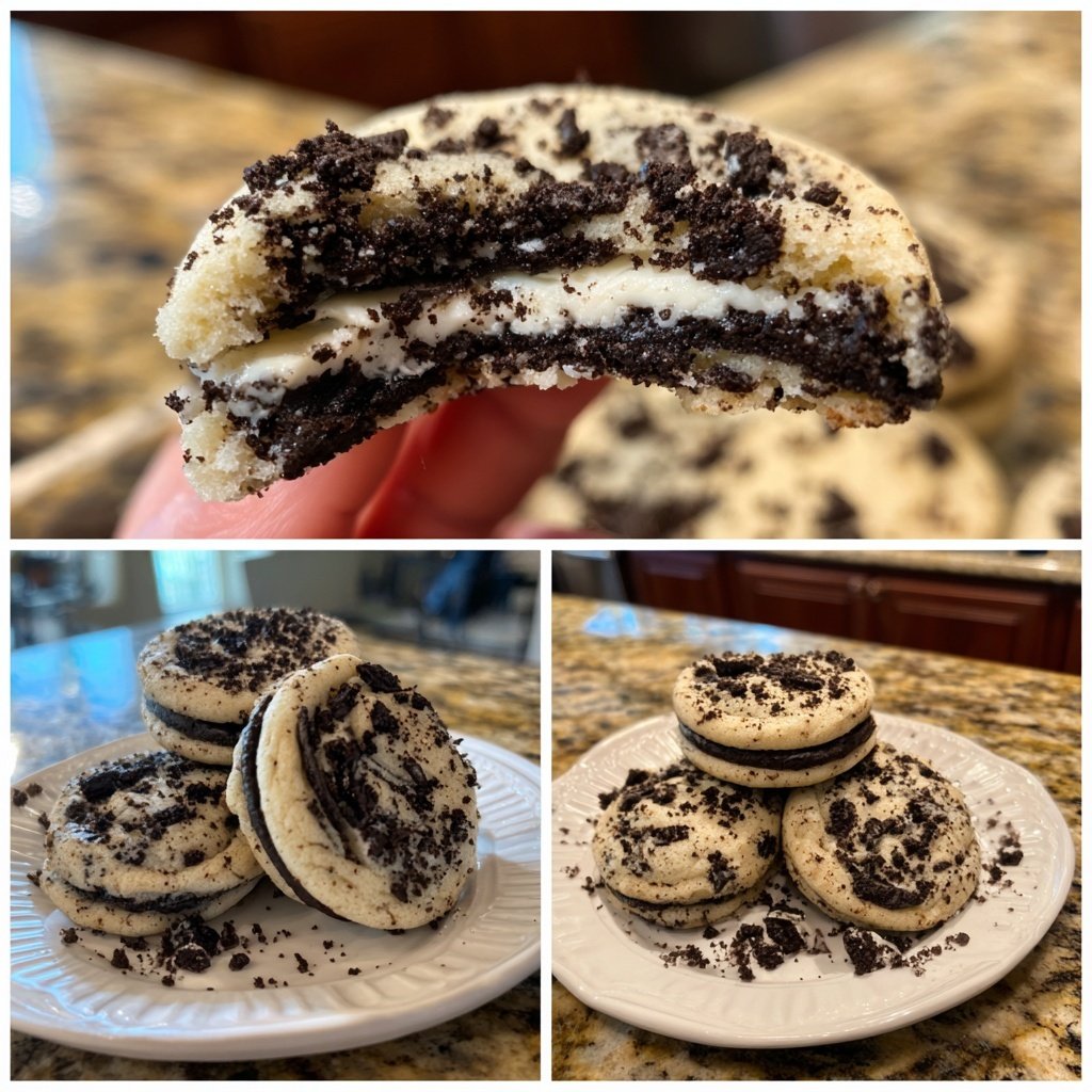 Cake Mix Oreo Cookies