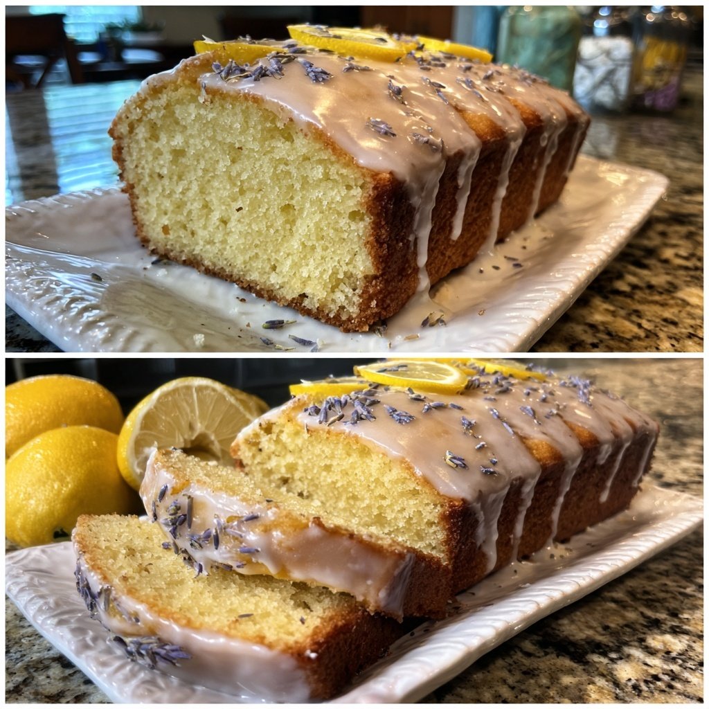 Lemon Lavender Pound Cake