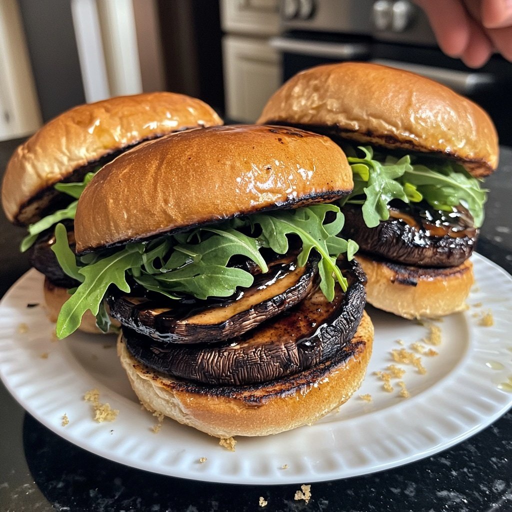 Balsamic Portobello Burgers