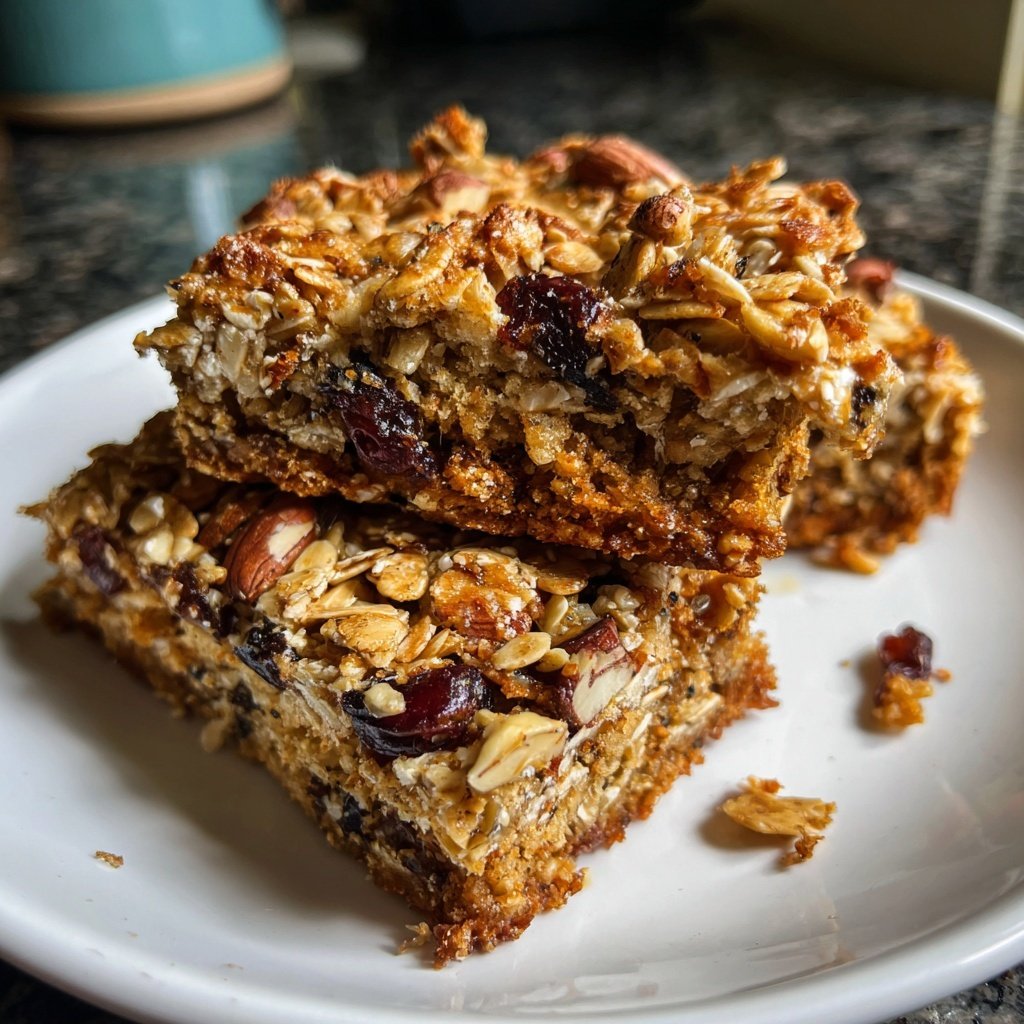 Everything Oatmeal Bake Bars for Week