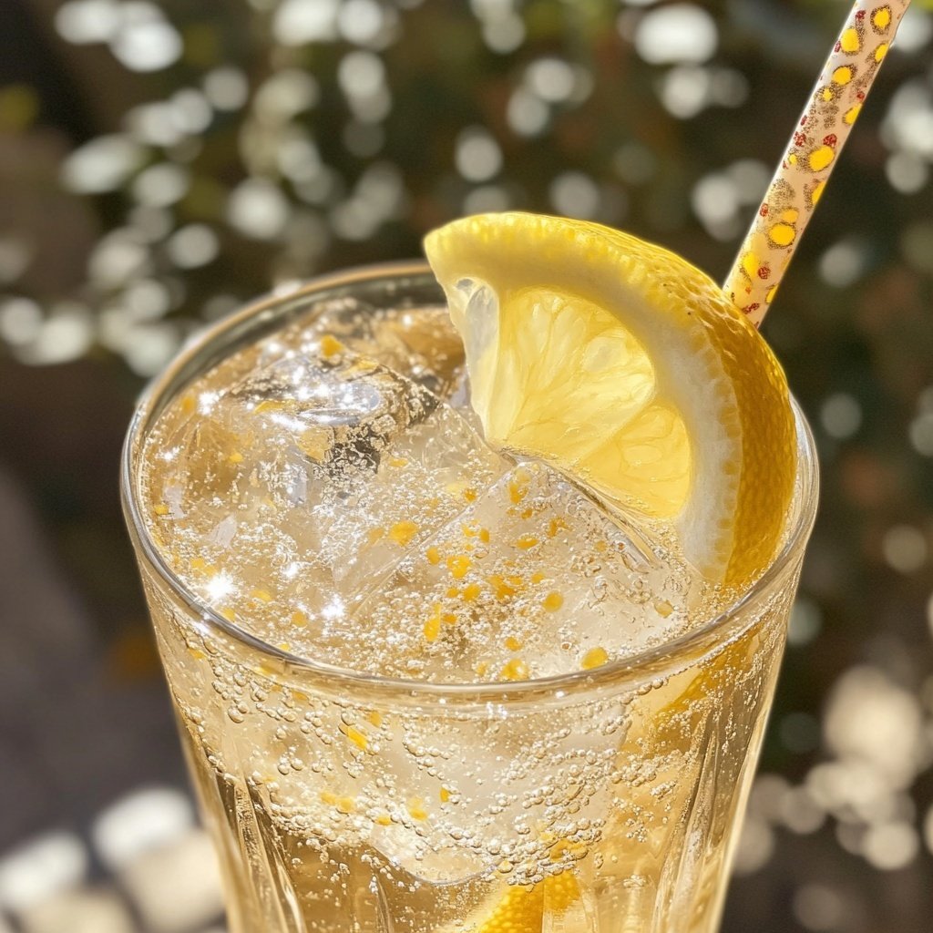 Meyer Lemon Fizz Mocktail