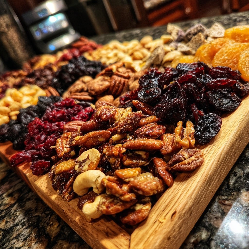 Holiday Charcuterie with Nuts and Dried